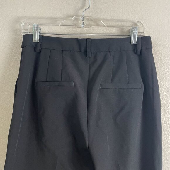 Express Womens 8R Editor Black Dress Pants Straight Leg Trousers Career Work - Picture 9 of 9